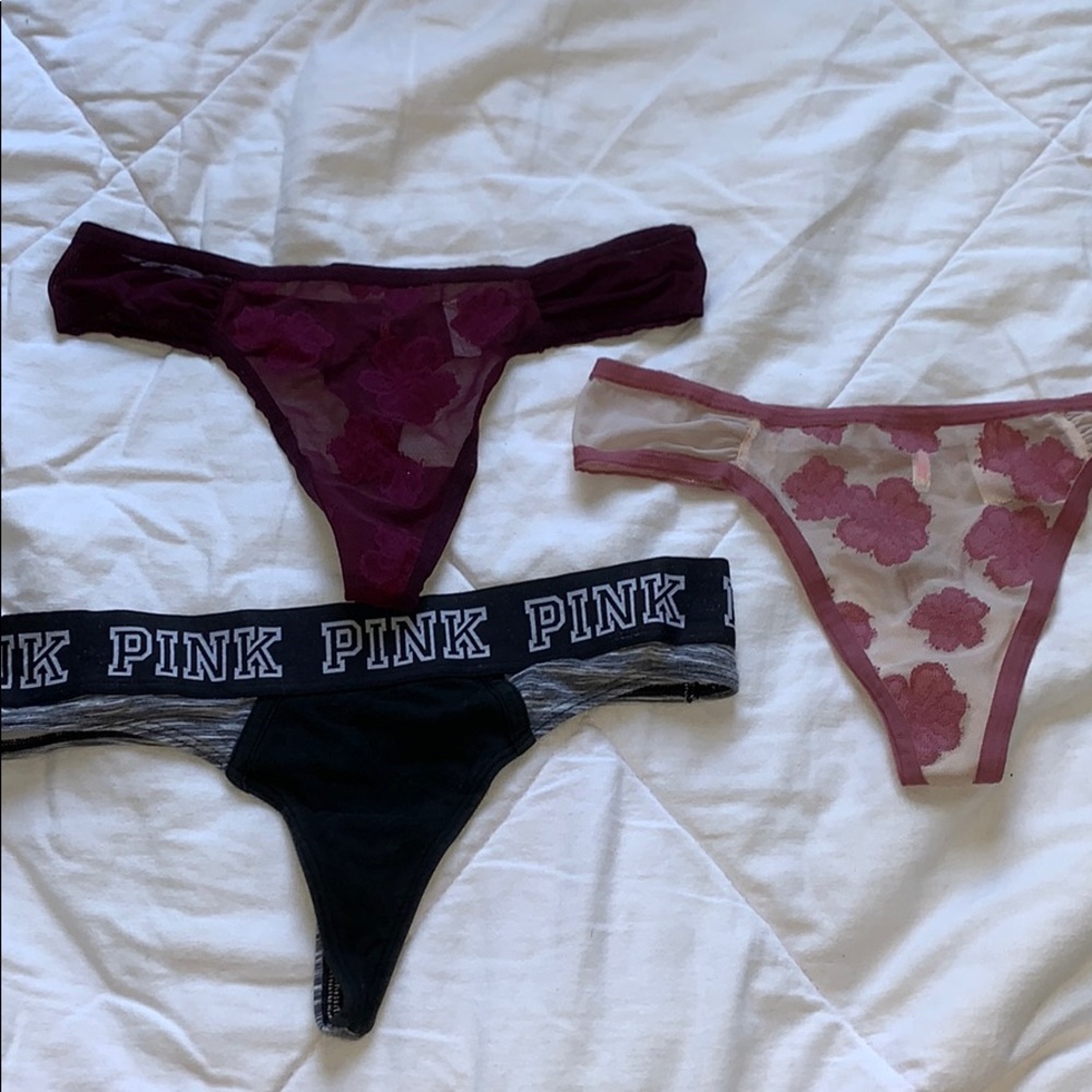 PINK Victoria’s Secret Thongs